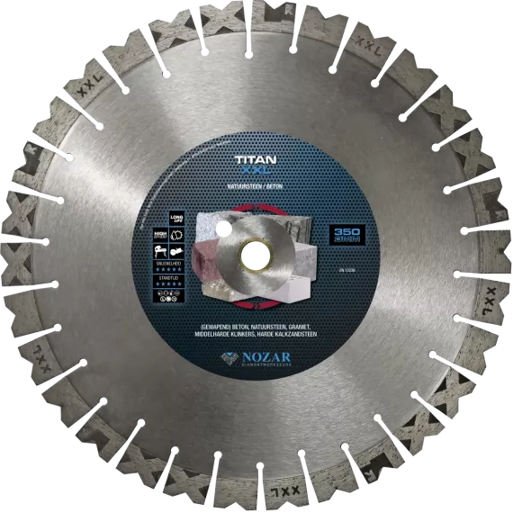 Diamantzaag D350/20,0 mm Titan XXL X=20
