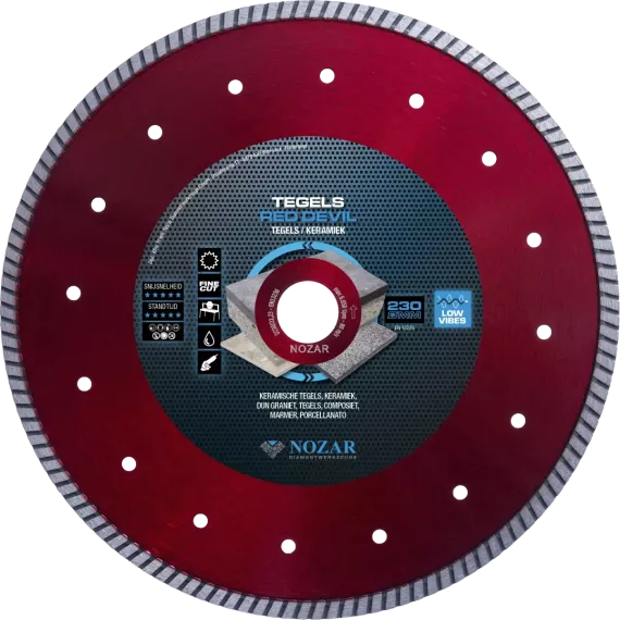 Droogzaag D230/22,2 Red Devil Tegels