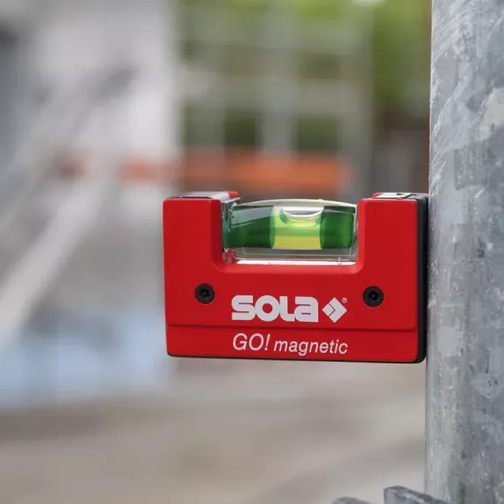 SOLA Compacte waterpas GO! magnetic met clip