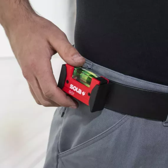 SOLA Compacte waterpas GO! magnetic met clip