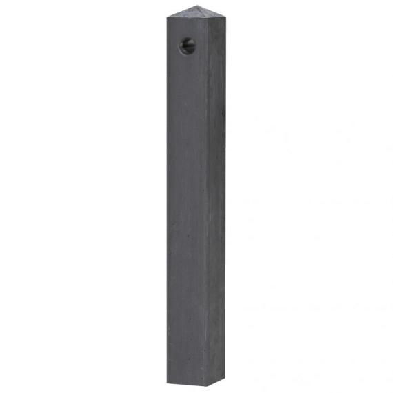 Berton© Betonpaal Linge, antraciet, diamantkop 13x13x120 cm, tussenmodel