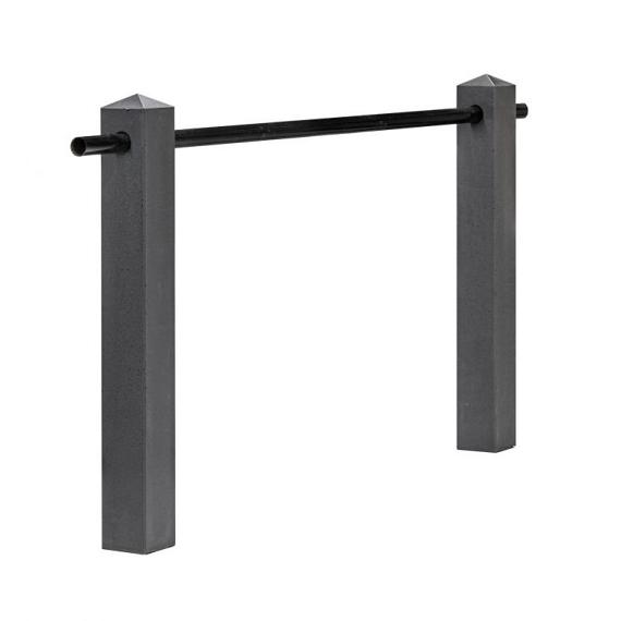 Berton© Betonpaal Linge, antraciet, diamantkop 13x13x120 cm eindmodel