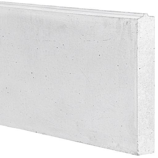 Berton©-onderplaat wit/grijs H20,0 x D3,5 x L182,5 cm