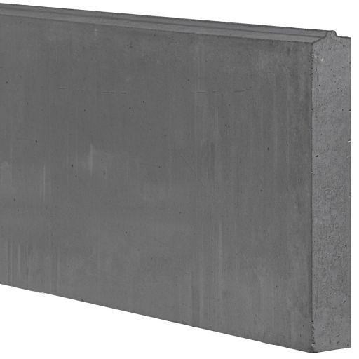 Berton©-onderplaat antraciet H20,0 x D3,5 x L182,5 cm