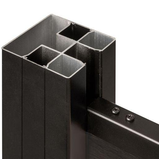 PuraFence Classic composiet plank 2,0 x 16,1 x 182 cm, ebony black