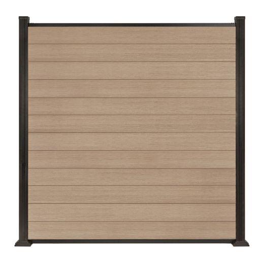 PuraFence Classic composiet plank 2,0 x 16,1 x 182 cm, light grey