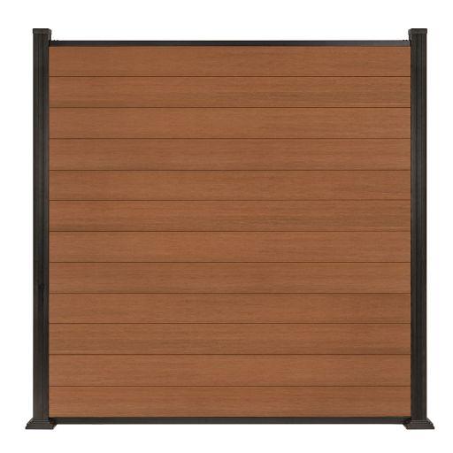 PuraFence Classic composiet plank 2,0 x 16,1 x 182 cm, teak