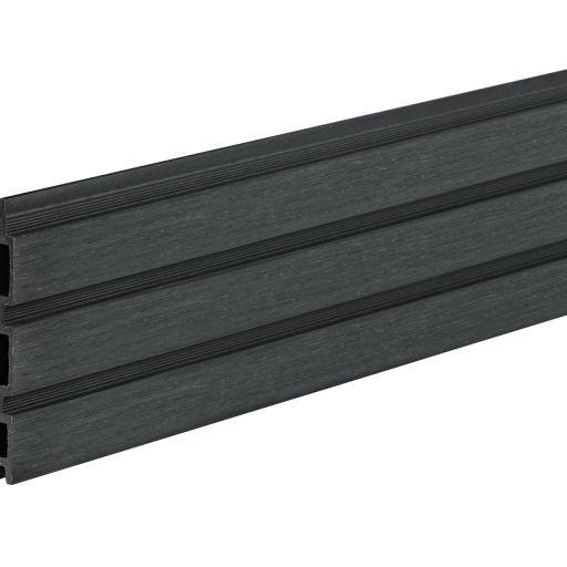 PuraFence Royal composiet plank 2,0 x 16,1 x 182 cm, ebony black