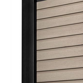 PuraFence Royal composiet plank 2,0 x 16,1 x 182 cm, light grey