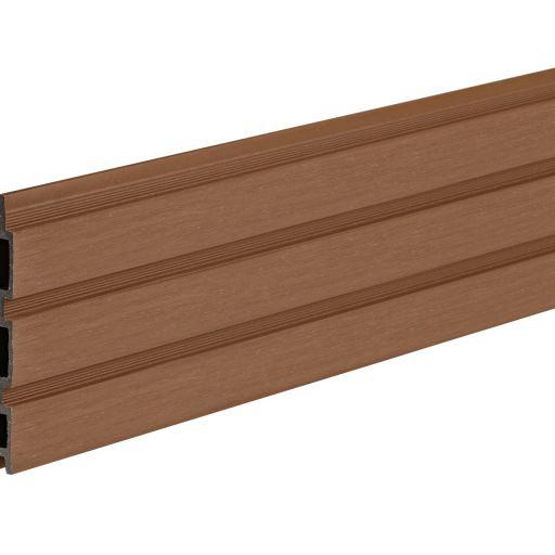 PuraFence Royal composiet plank 2,0 x 16,1 x 182 cm, teak