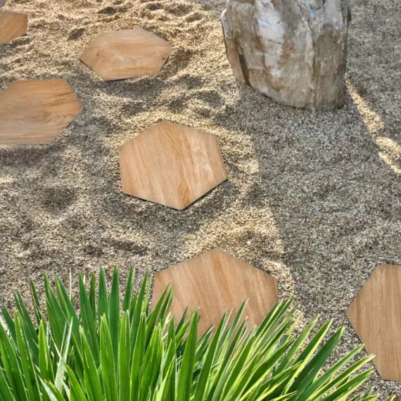 Staptegel Hexagons 60x52x2 Foresta Chairo