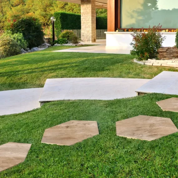 Staptegel Hexagons 60x52x2 Foresta Chairo