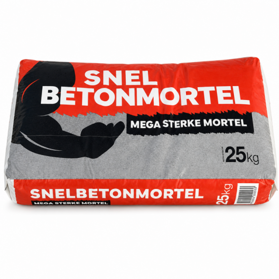 Snel betonmortel zak 25 kg
