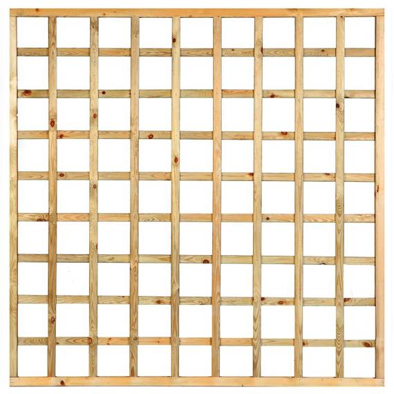 Trellis recht grenen