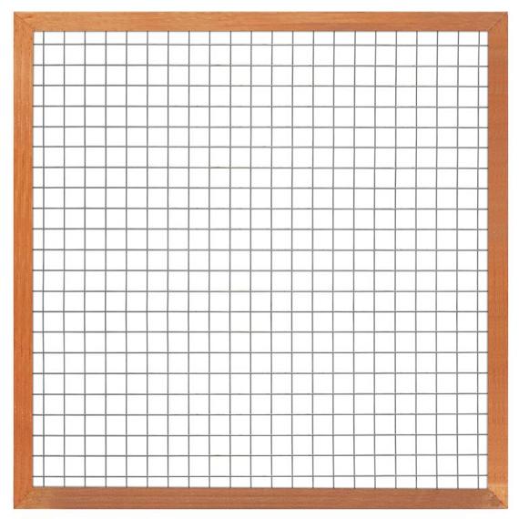 Gaaselement met kader hardhout 4,5 x 7.0 cm