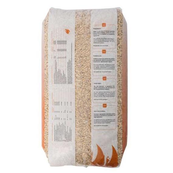 Pure Power Houtpellets 6 mm A1 EN plus zak van 15 kg