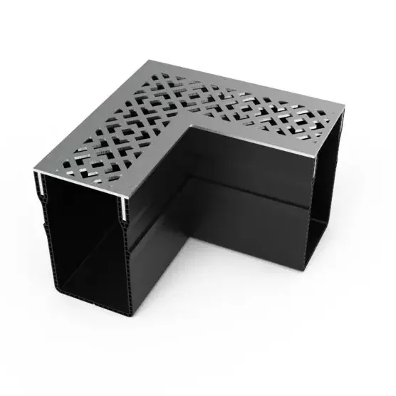 Star Drain 65/100 Hoekstuk - Diamond-Line (RVS-Inox)