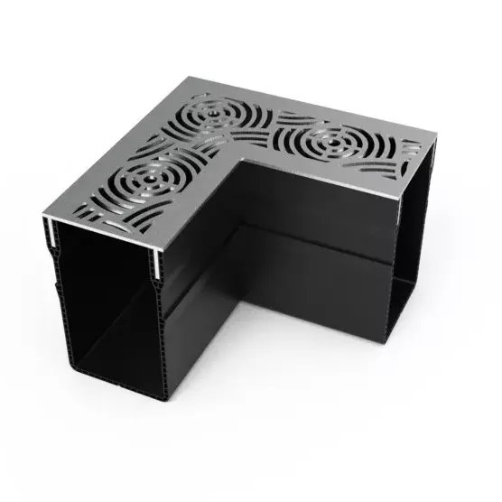 Star Drain 65/100 Hoekstuk - Falcon-Line (RVS-Inox)