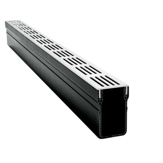 STAR DRAIN 65/100 Lijngoot - Grijs (Aluminium) 100cm
