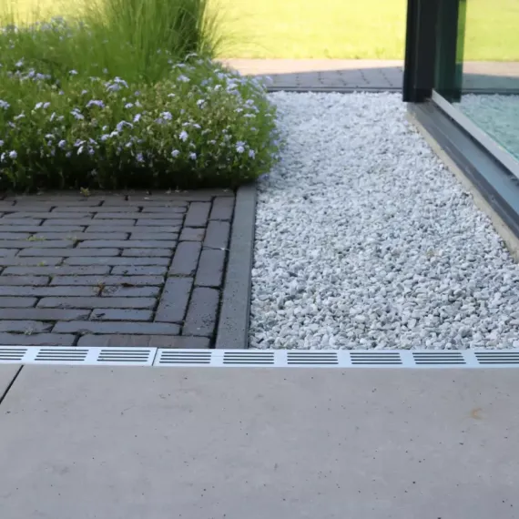 STAR DRAIN 65/100 Lijngoot - Grijs (Aluminium) 100cm