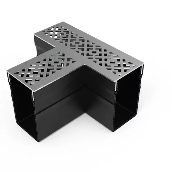 Star Drain 65/100 T-stuk - Diamond-Line (RVS-Inox)