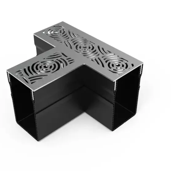 Star Drain 65/100 T-stuk - Falcon-Line (RVS-Inox)