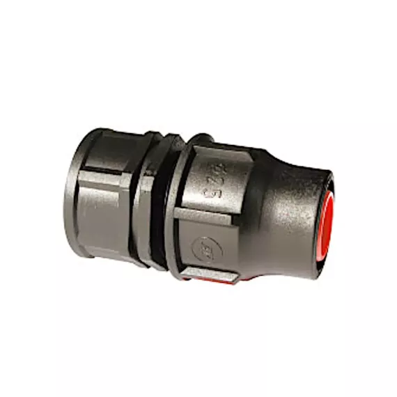 Palaplast koppeling, klem x binnendraad, 16 mm x ¾"