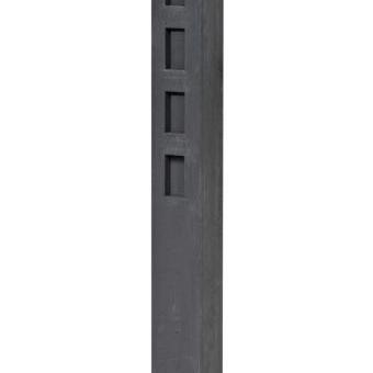Berton© Betonpaal Linge, antraciet, diamantkop 13x13x120 cm eindmodel
