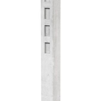 Berton© Betonpaal Linge, wit/grijs, diamantkop 13x13x120 cm, tussenmodel