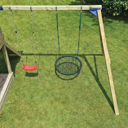Aanbouwschommel speeltoestel Swing, geschaafd grenen