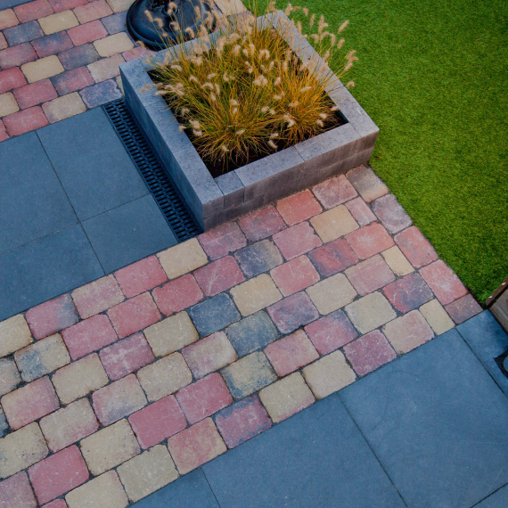 TAMBOUR 15x20x6 cm bont
