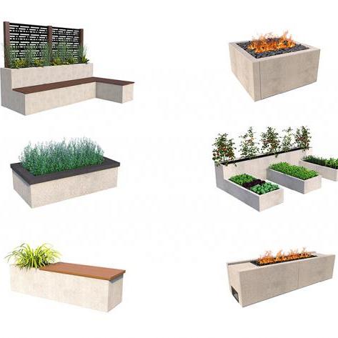 MOODUL CREATIONS 90X15X7,5 SHADED LIGHT GREY