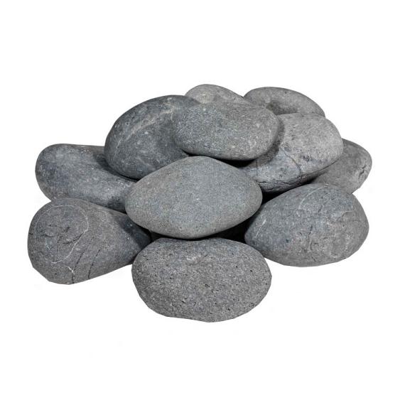 Beach Pebbles zwart 12-15 cm 770 kg/minigaas