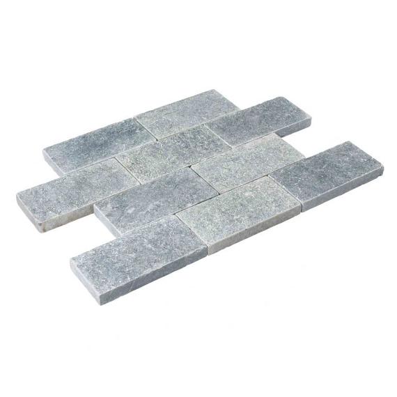 Paving Line Antique Blue Light 20x40x5 cm soft finish, kanten verouderd