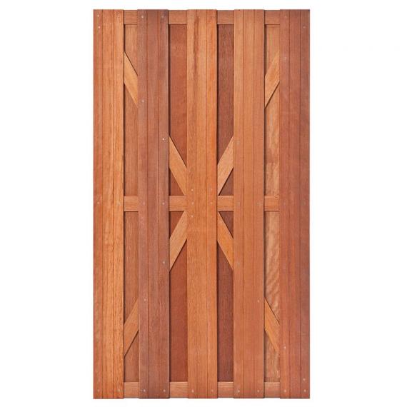 Tuindeur Kampen hardhout 180 x 100 cm
