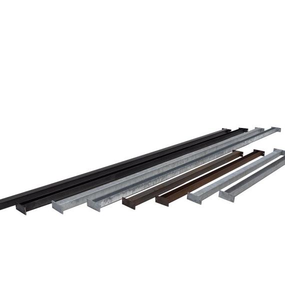 Set U-Profiel Roest 90 cm