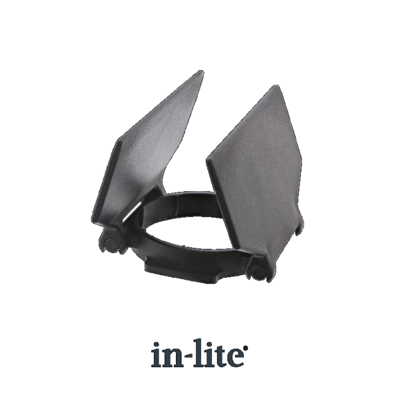 In-Lite SHUTTER 2 lichthoek aanpasser geschikt voor Ace - Halo 230V