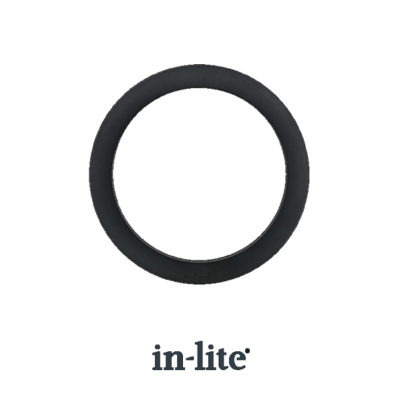 In-Lite RING 68 grondspot accessoire Black voor BOX 1 - PLATE 1
