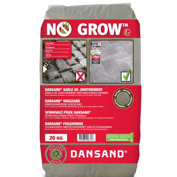 Dansand No Grow Onkruidwerend Voegzand Natural 20kg