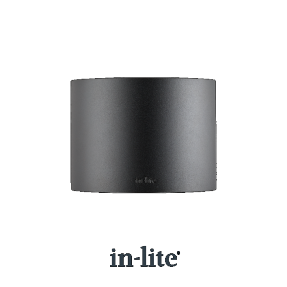 In-Lite Halo Down Wall 100-230v - Black