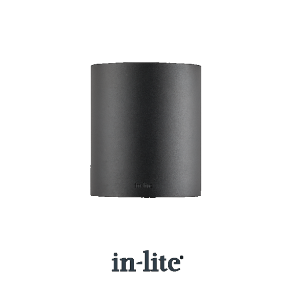 In-Lite Halo Down Wall 12v - Black