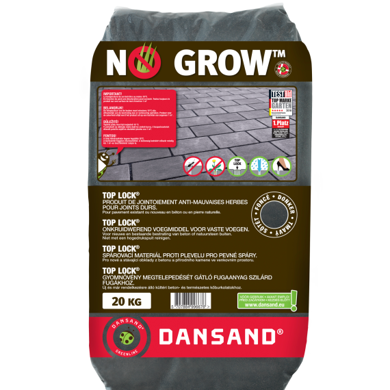 Dansand No Grow Top Lock Onkruidwerend Voegzand Dark 20kg