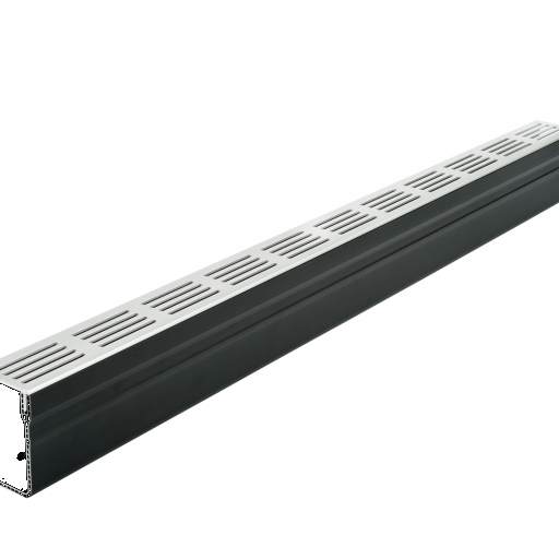 Stardrain Lijngoot Grijs / Aluminium 100x6,5x10cm