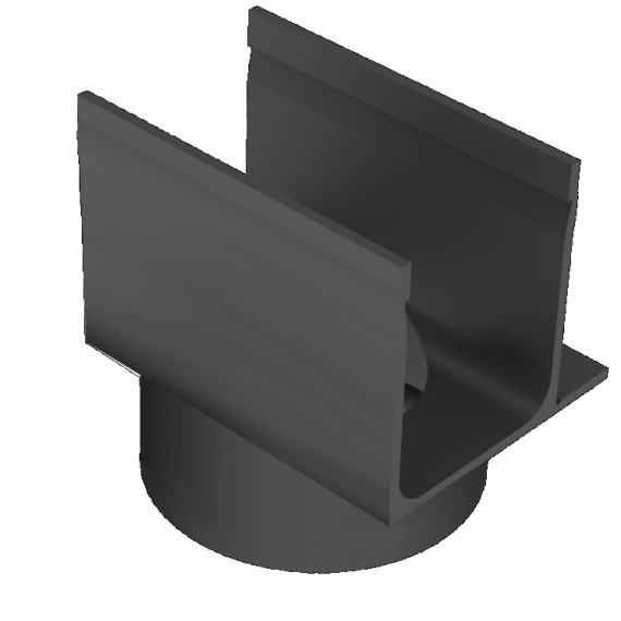 ACO Slim-Line Onderuitloop 80mm Excentrisch