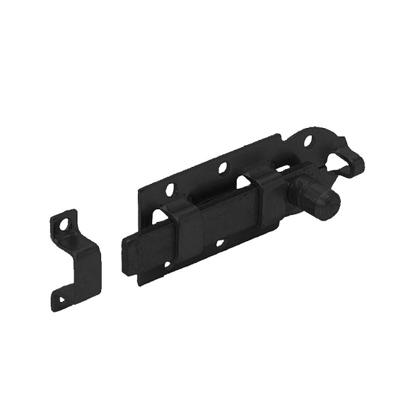 GB Rolschuif vlak 100x44 mm Zwart Verzinkt