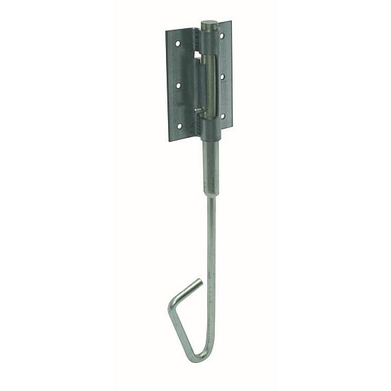 GB Staartgrendel 1200mm met plaat en 2 beugels Verzinkt