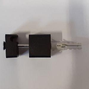Afstandhouder voor gaaspaneel 20 mm vierkant Antraciet grijs