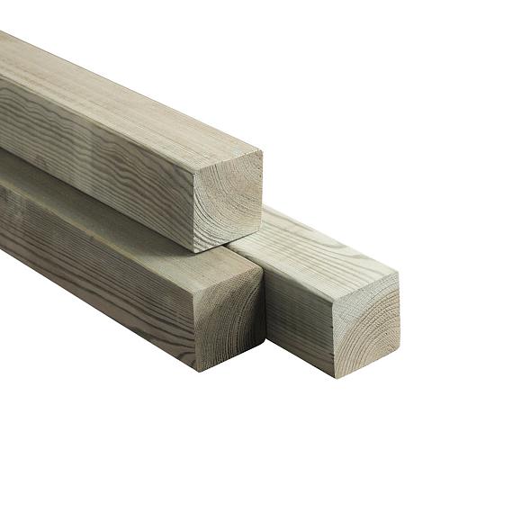 Geïmpregneerd Grenen Paal Geschaafd 140x140 mm 350 cm