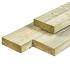 Geïmpregneerd Vuren Ligger Geschaafd met ronde hoeken 45x145 mm 390 cm
