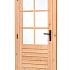 Douglas enkele glas deur 6-ruits B1000xH2050mm buitenmaat, linksdraaiend